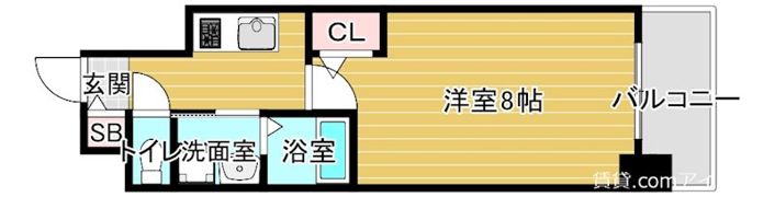 クレアグレイス新森古市の間取り画像
