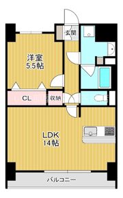 ベルンガーデン上本町の間取り画像