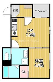 グランメゾン森ノ宮の間取り画像