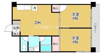 幸田マンションの間取り画像