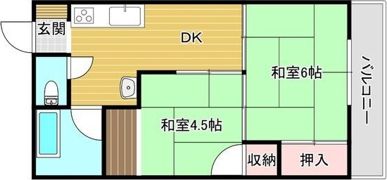 うららマンションの間取り画像