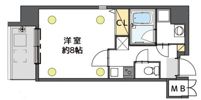 ウエンズ阿波座西の間取り画像