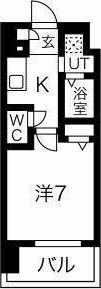 エグゼ難波西IVの間取り画像