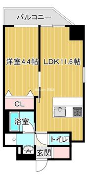プレジオ都島本通の間取り画像