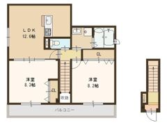 メゾンド ルミエールの間取り画像