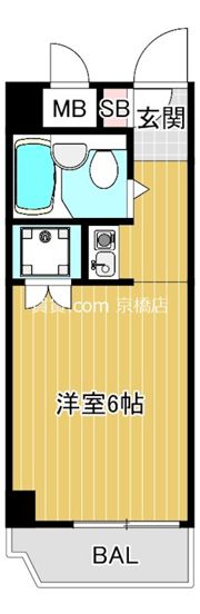 アヴェール京橋の間取り画像