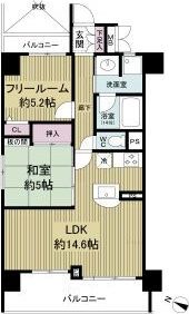 エスリード天満橋の間取り画像