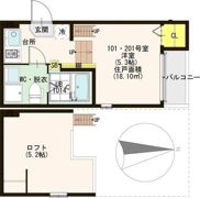 ハーモニーテラス小若江の間取り画像