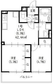 ラモーナ北条IIIの間取り画像