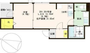 ハーモニーテラス中野SKHの間取り画像