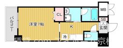 CASA京橋の間取り画像