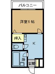 スカイハイツITOの間取り画像