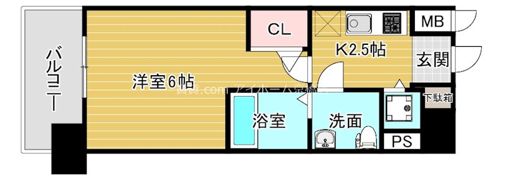 エスリード京橋桜ノ宮公園の間取り画像