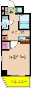 クレイドル西田辺の間取り画像