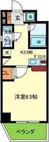 クレイドル西田辺の間取り画像