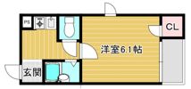 タカノハイム天神橋の間取り画像
