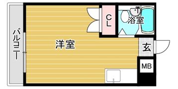 ハイツKIDOの間取り画像
