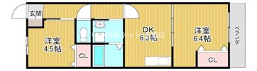 ビビッドフィールド大阪の間取り画像