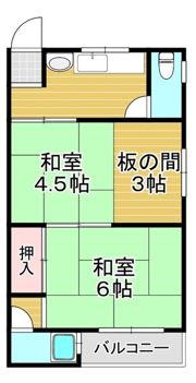 嶋川マンションの間取り画像