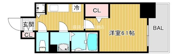 アドバンス大阪城北フィエルテの間取り画像