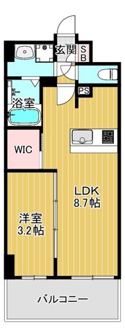 プレサンス桜ノ宮イーサリアルの間取り画像