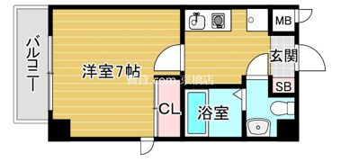 ラ・フォーレ東野田の間取り画像