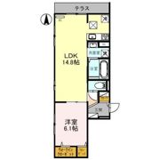 グランドール清水の間取り画像