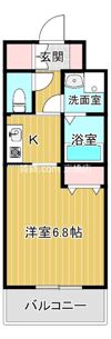 ラクラス高殿の間取り画像