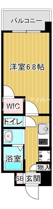 リビオメゾン西天満の間取り画像
