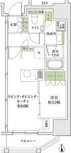 ザ・パークハビオ同心プレイスの間取り画像