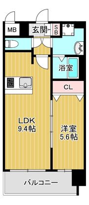 スワンズシティ梅田ウエストの間取り画像
