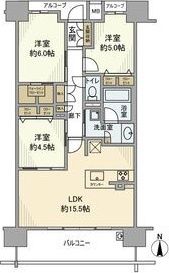 プレサンスロジェ鶴見緑地公園の間取り画像