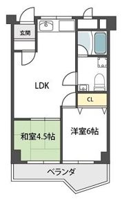ヴィラ真田山の間取り画像