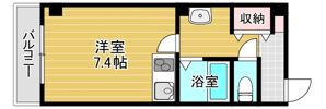 ディアコート三貴天神橋の間取り画像