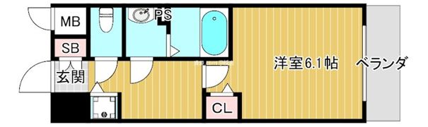 アドバンス大阪城北ルミウスの間取り画像
