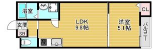 セレニティ大池町A棟の間取り画像