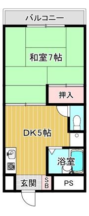 YKマンションの間取り画像