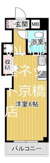 グランデール蒲生の間取り画像