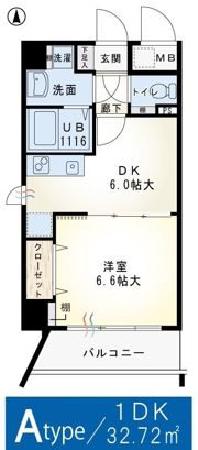 ノートアール107の間取り画像