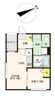 （仮称）中川東2丁目Cの間取り画像
