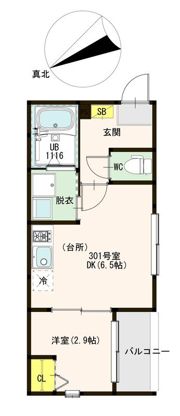 （仮称）中川東2丁目Cの間取り画像