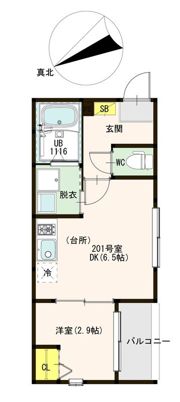 （仮称）中川東2丁目Cの間取り画像