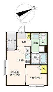 （仮称）中川東2丁目Cの間取り画像