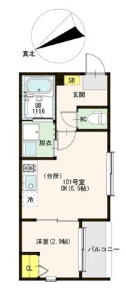 （仮称）中川東2丁目Cの間取り画像