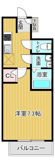 エスリードレジデンス大今里の間取り画像