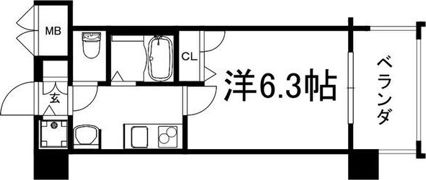 プレサンス城北公園アクアージュの間取り画像