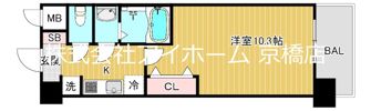 スプランディッド京橋EASTの間取り画像