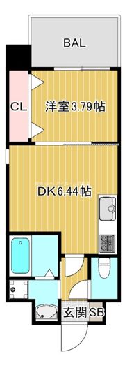 グランステディ城東中央の間取り画像