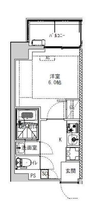 Le-Bear天王寺東の間取り画像