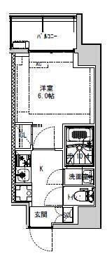 Le-Bear天王寺東の間取り画像